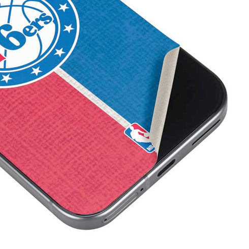 NBA Philadelphia 76ers Canvas Split Pixel 9 Pro XL Skin